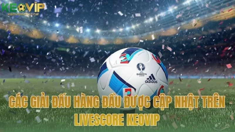 Các giải đấu hàng đầu được cập nhật trên Livescore KEOVIP