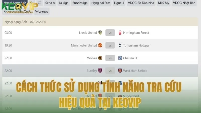 Cách thức sử dụng tính năng tra cứu hiệu quả tại KEOVIP