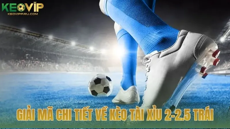 Giải mã chi tiết về kèo tài xỉu 2-2.5 trái